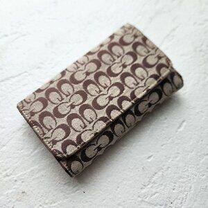 NWT  Signature Compact Trifold Multiple Card Slots Wallet